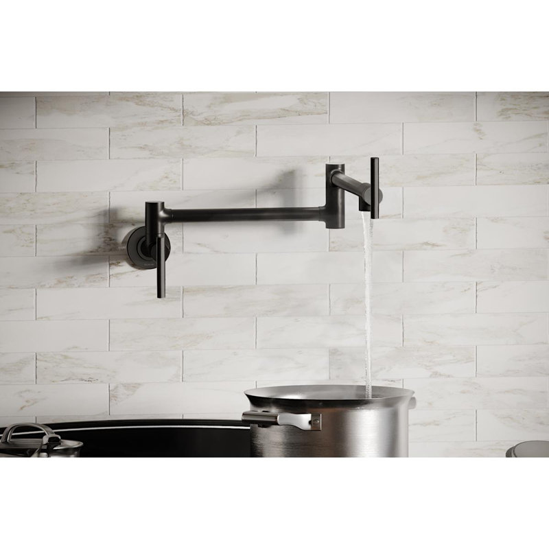 Avado Pot Filler, Black Stainless