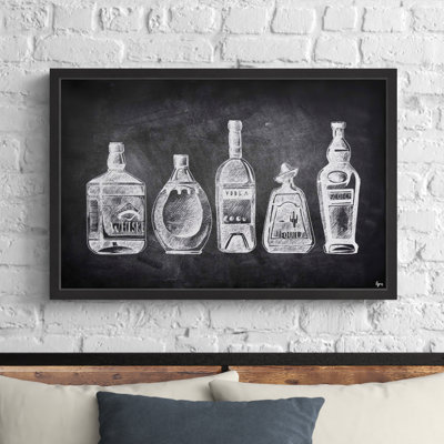 Cinco Amigos par Eyre Tarney - Cadre photo sur papier