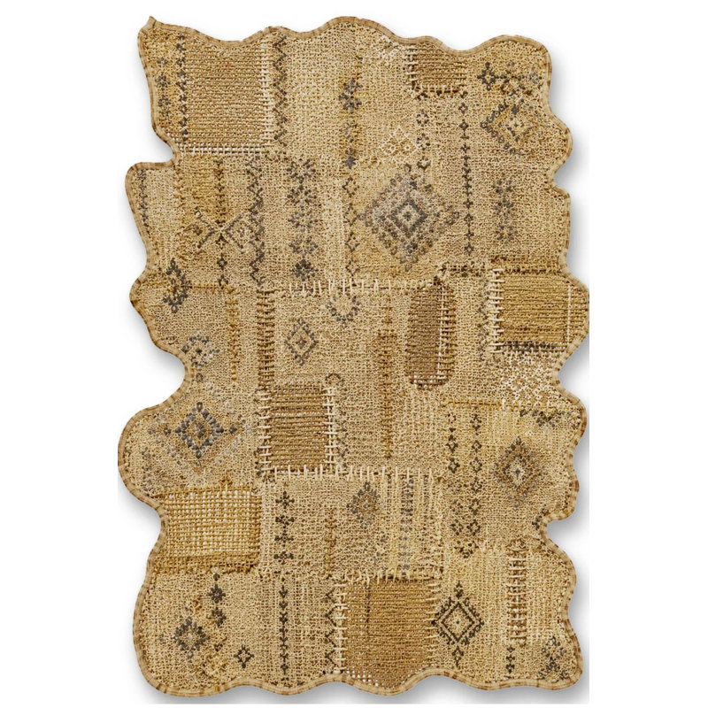 Tapis gris tissé Mosso, 2' x 2'11"