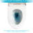 White Ceramic Toilet - Elegant Design, Adds Class To Bathroom Modern With Soft Touch Seat Comfortable Seating