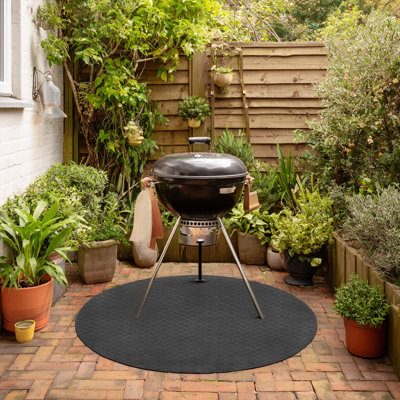 BBQ MATS Rubber Grill Grid Mat
