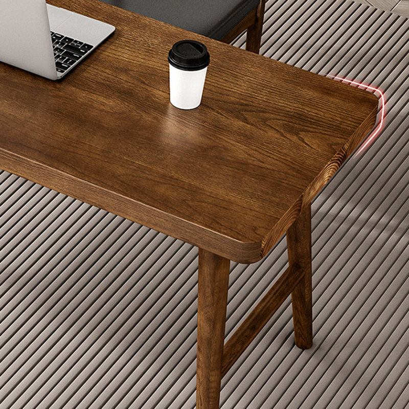 Modern Minimalist Rectangular Solid Wood Desks, 29.52" H x 70.86" W x 23.62" D