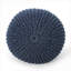 Pouf rond en coton 20 x 20, repose-pieds polyvalent pour la maison | Coton | Citrouille