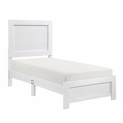 Panel Bed Wooden Bedroom Furniture 1pc(Only Bed)