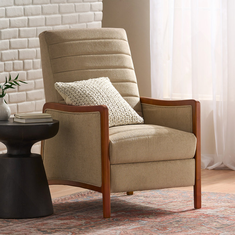 Fauteuil inclinable Mid-Century, Sable
