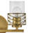 Della Two-Light Chevron Bath Vanity-65382726