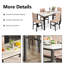 Ensemble de coin-repas 5 pièces en faux marbre-792884000