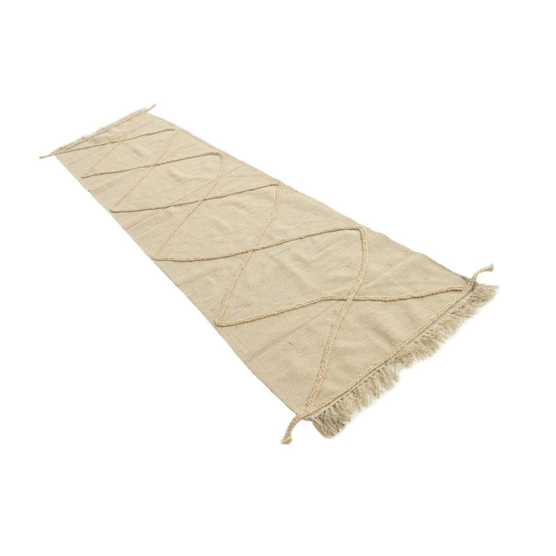 Tapis de couloir crème 10 pi Pinson