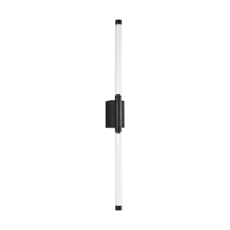 Phobos 2 - Light LED Armed Sconce, Bronze