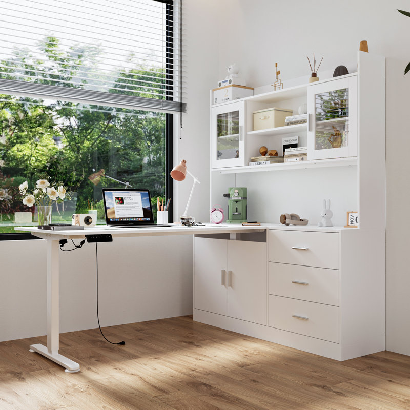 Bureau pour travailler assis ou debout ergonomique avec contrôleur de préréglages de mémoire pour le bureau personnel