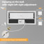 Rectangle Bluetooth Led Mirror-1676645568