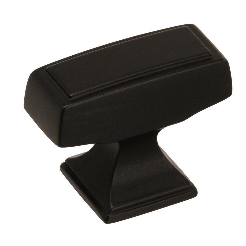 Bouton d'armoire bronze noir de 1-1 / 2 po (38 mm) Mulholland, 1.5", Bronze noir