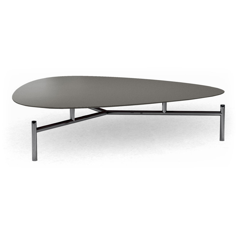 Finsbury Single Coffee Table, 11" H x 43" W x 43" D, Almond