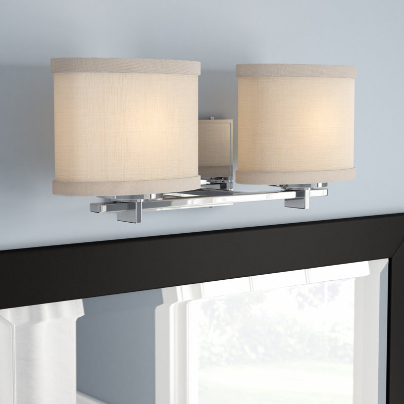 Éclairage pour meuble-lavabo 2 lumières Kenyon, Noir mat