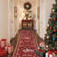 Tapis rouge lavable à la machine Christmas-367434068