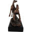 Grande statue en résine bronze bronzée Jollanta