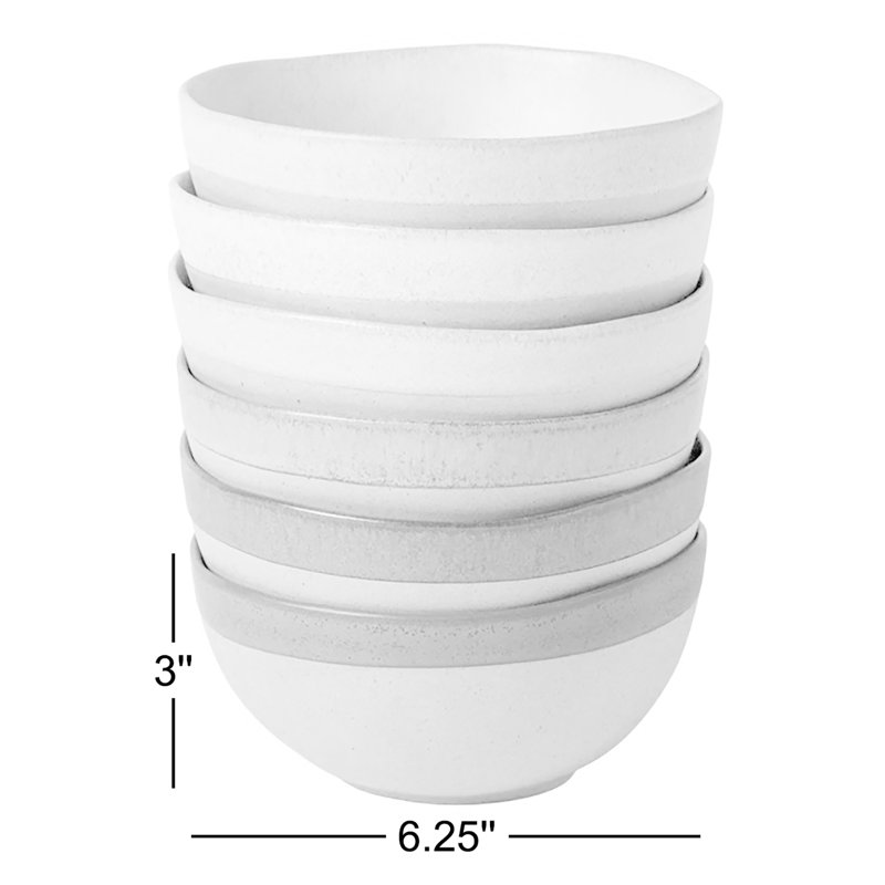 Set 6 Latte Bowls Arenito