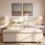 Lit rembourré avec bords roulés épais, pieds ovales à double couche rétro et tête de lit robuste-1063461670-1063461672