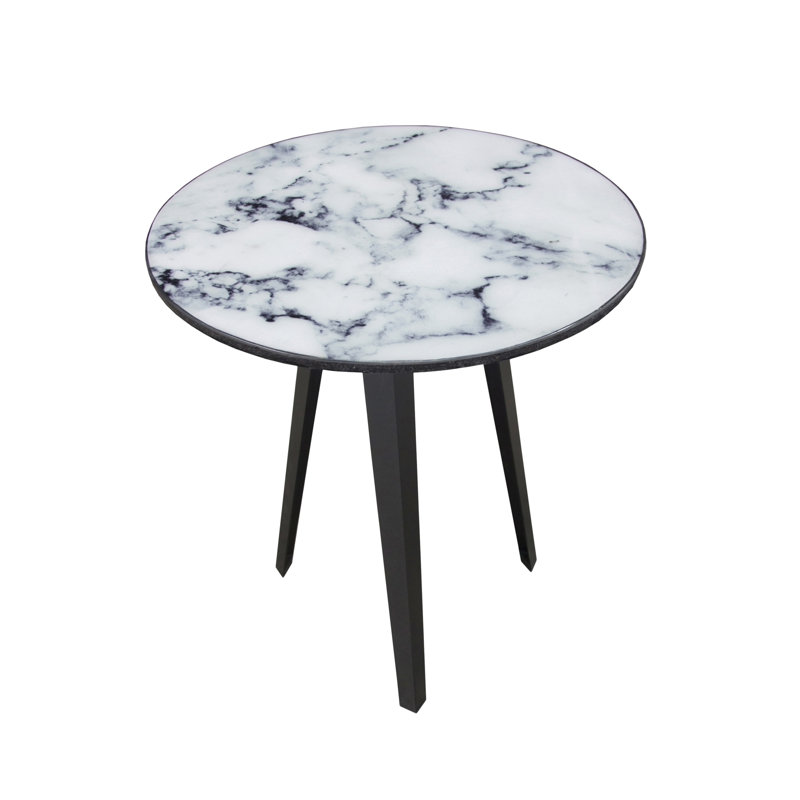 Goner End Table, White