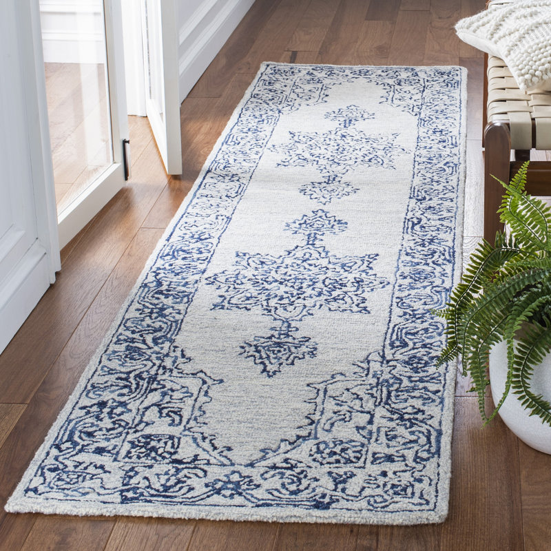 Bushra Hand Tufted Wool Oriental Rug, Runner 2'3" x 9'