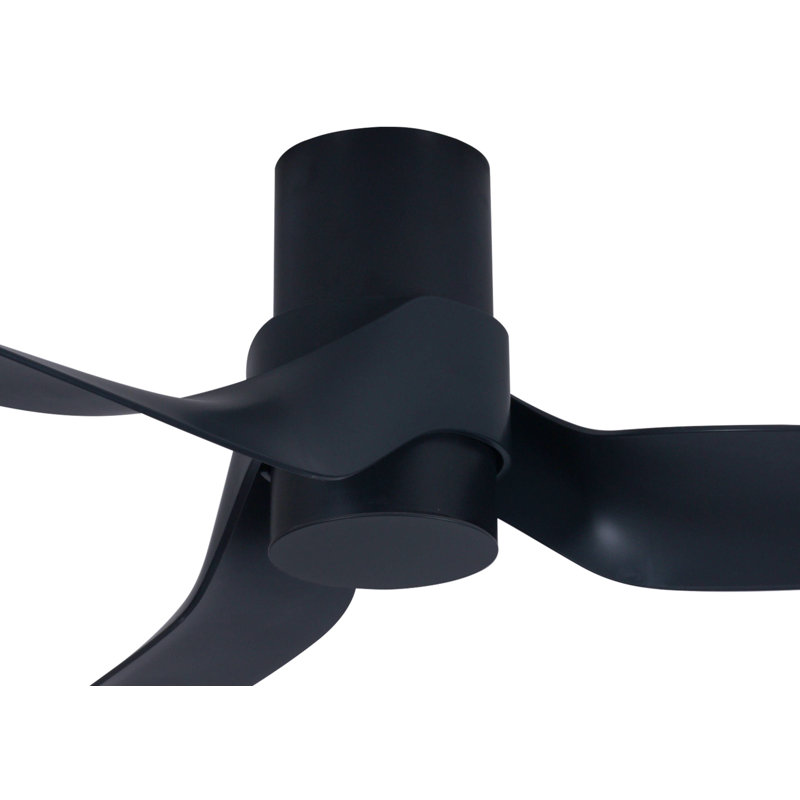 Perspections Ceiling Fan Nautica White with LED Light , Black