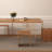 Solid wood acrylic suspended desk-1232133955