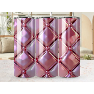 Choose Handmade Tumblers 591 mL Vacuum Insulated Stainless Steel (18/8) Travel Tumbler with Straw