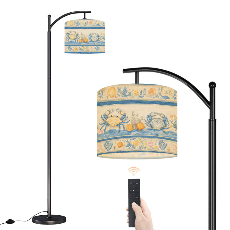62.6 " Powder Coated Arched Floor Lamp