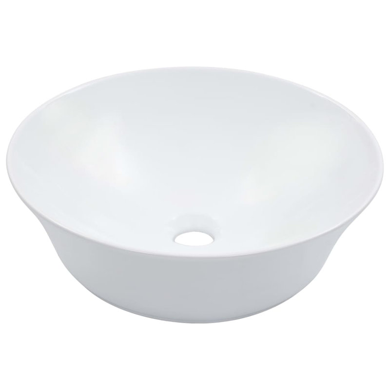 Belfry Bathroom Marana 410mm W Ceramic Circular Sink, White