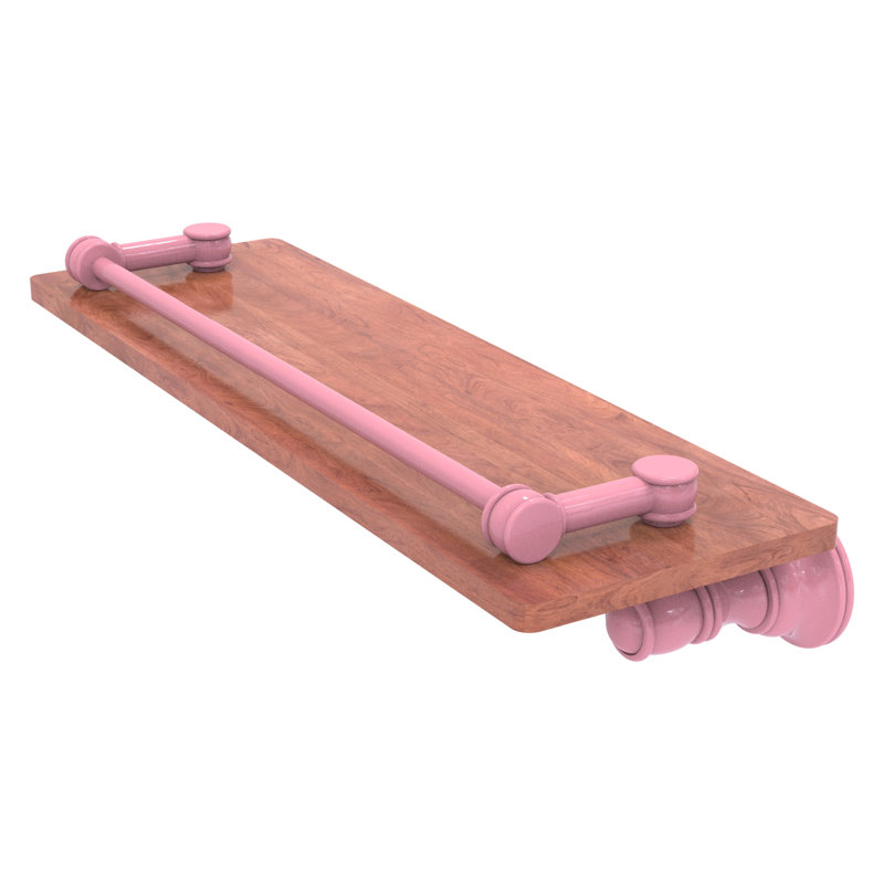 Tablette flottante Carolina, H 3,3 po x l 16 po x P 5,54 po, Rose