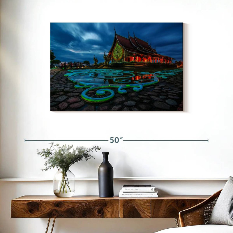 Adella Sirindhorn Wararam Temple, 24" H x 36" W