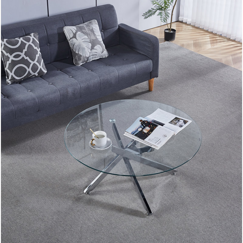 Mose Cross Legs Coffee Table