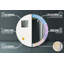 Huldar Glass Flat Wall Mirror