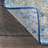Melanarka Abstract Power Loom Performance Blue Rug-1215437058