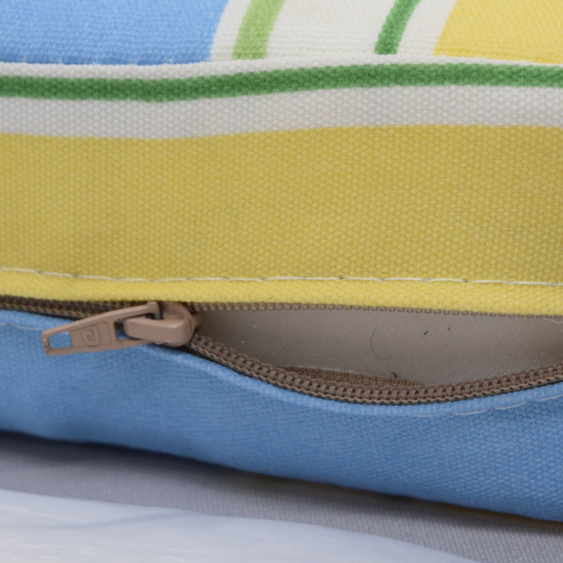 Outdoor 3'' Bench Seat Cushion, Huntington Mediterranean