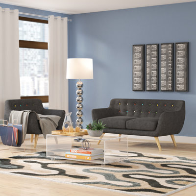 Modway Remark Upholstered Fabric Living Room Set