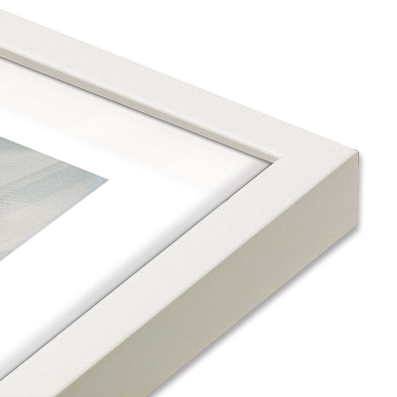 «Soft Morning Sky», H 25,25 po x l 37,25 po, Blanc opaque