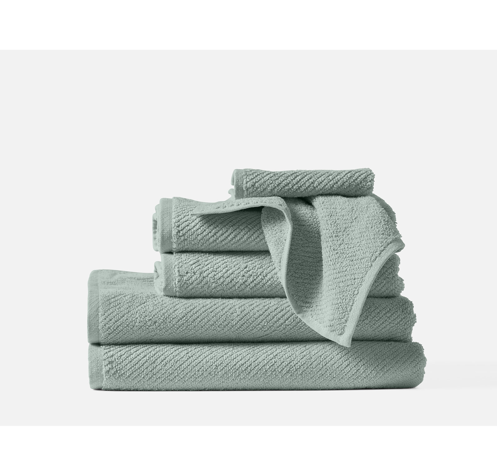 Air Weight 100% Cotton Midweight Mulit-Size Set, Sea Mist
