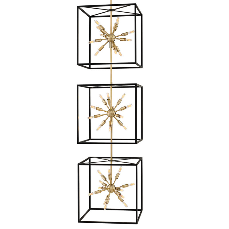Aros 36 - Light Sputnik Modern Linear Chandelier