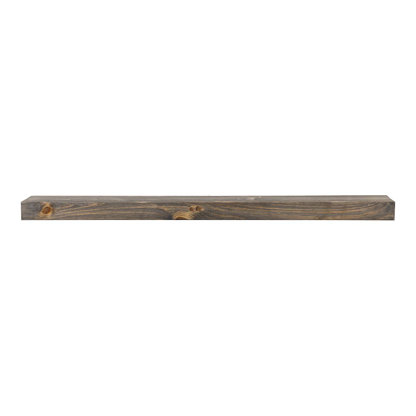 Modern Ember Vara Wood Mantel Shelf - 3 Inch Height - Variations in Grain and Natural Distressing