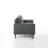 Loseff Pointer Fabric Upholstered Sofa, Gray
