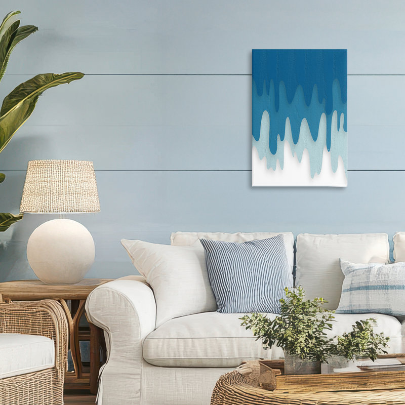 Toile fluide Water Wave, design par Martina Pavlova, H 24 po x l 16 po