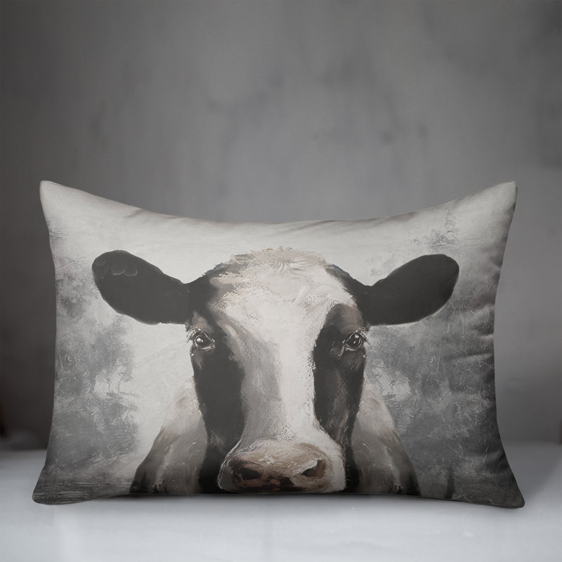 Housse de coussin rectangulaire en polyester 