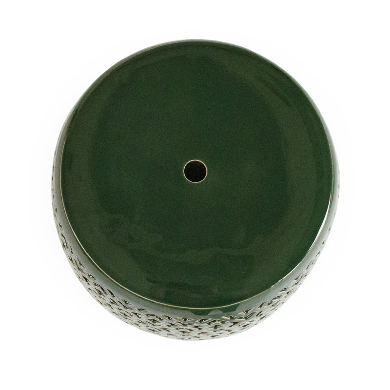 Lorin Garden Stool, Teal