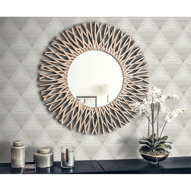 Rouleau de papier peint lisse L 27 pi x l 27 po, gris