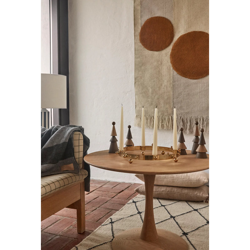 Pearl Candelabra, Brass