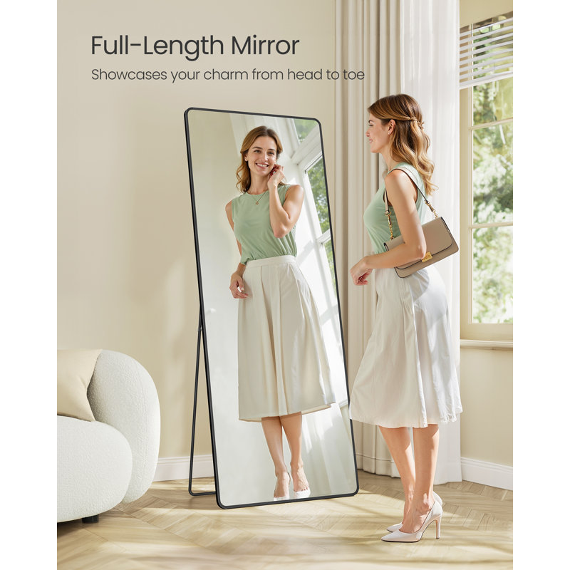 Aluminium Rectangle Mirror, Gold