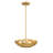 Eclectic 5 Light Gold Leaf Chandelier-873864644-873864645