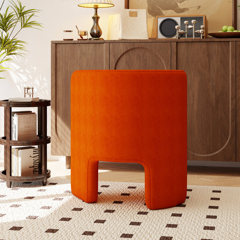 Fauteuil Beall, Orange