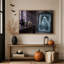 Art mural sur toile Glowing Blue Skeleton-1430679393